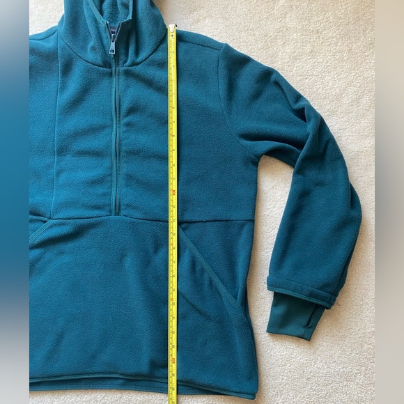 Beyond Yoga Women's Hoodie Green Soft Oversized Urban Explorer Pullover Half Zip - Picture 9 of 10